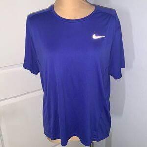Nike Dri-fit Purple Athletic Short Sleeve
